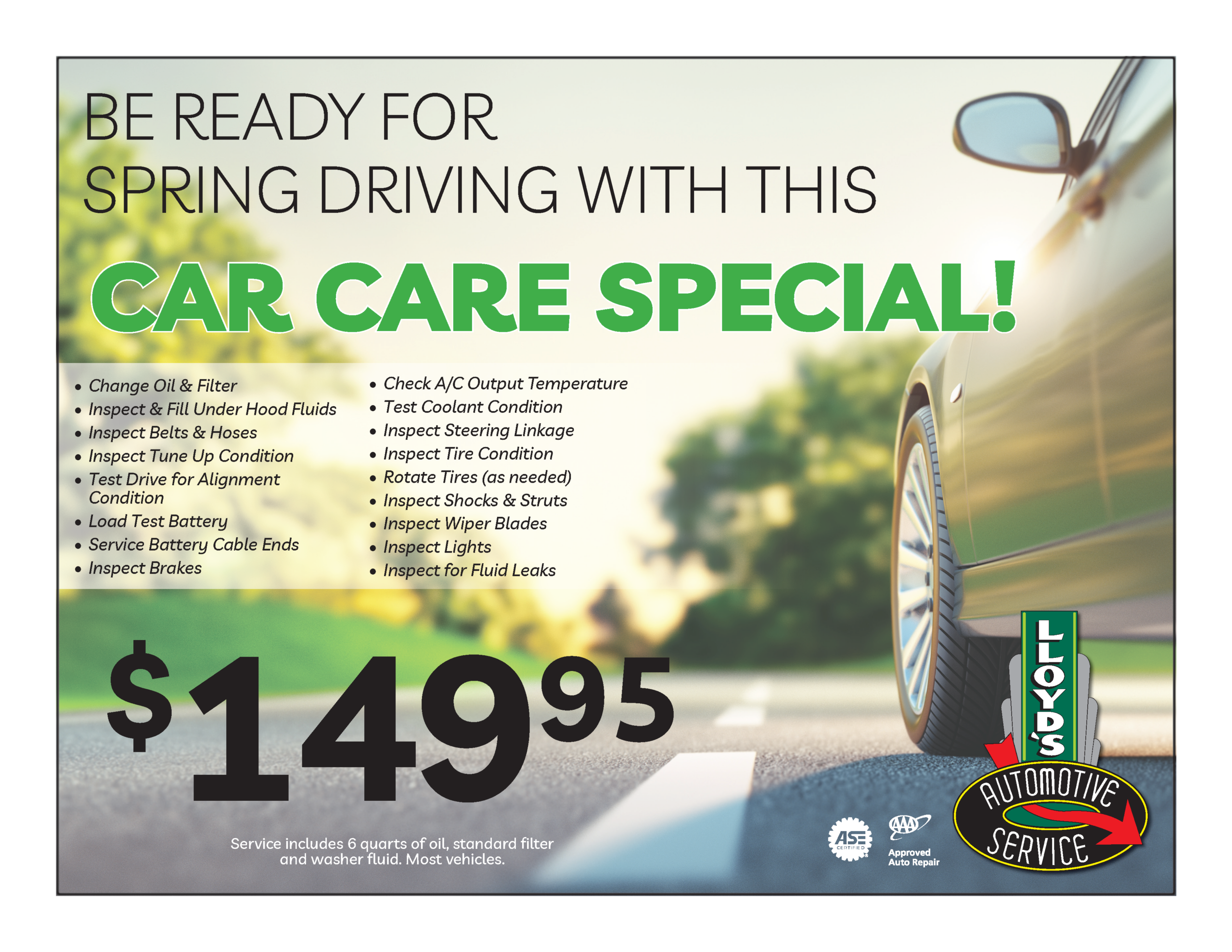 Lloyd's Counter Sign Spring 9-25 winter specials image